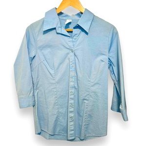 Tailored Fitted Lt Blue Button-down